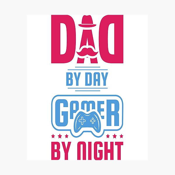 Item preview, Dad by Day Gamer by Night designed and sold by Printoweb.