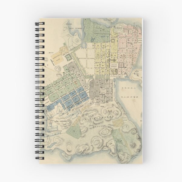 Item preview, Vintage Map of Helsinki Finland (1837) designed and sold by BravuraMedia.