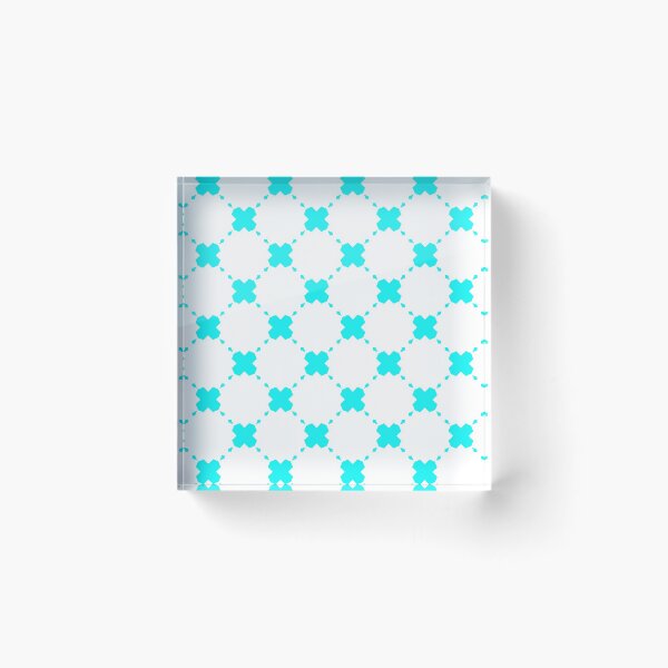 Artikelvorschau, Einfaches aquamarines blaues Gittermuster entworfen und verkauft von Giftables.