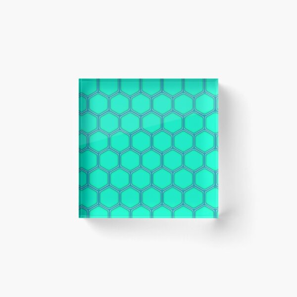 Item preview, Geometric Hexagonal Neon Green Pattern designed and sold by CyberCult Store.
