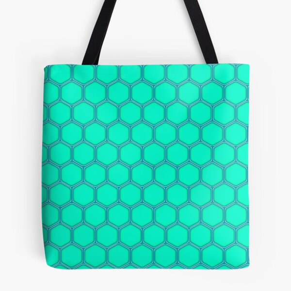 Item preview, Geometric Hexagonal Neon Green Pattern designed and sold by CyberCult Store.