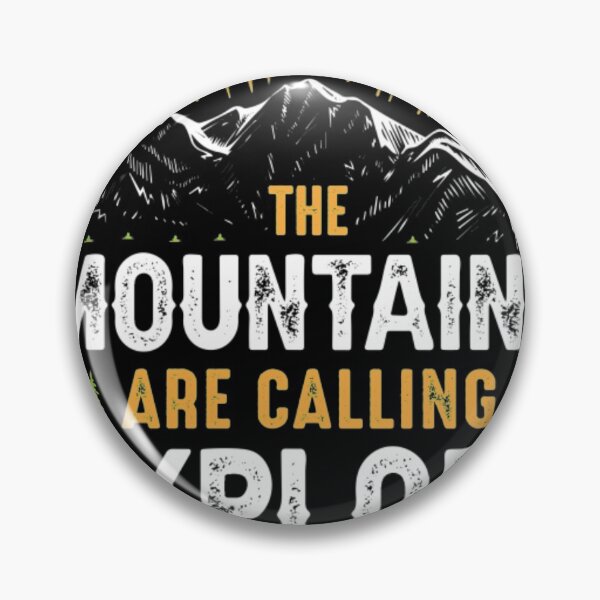 Item preview, The Mountains Are Calling hiking lovers designed and sold by Shirtmanndude.