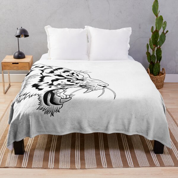 Item preview, Angry tiger with India ink designed and sold by albertocubatas.