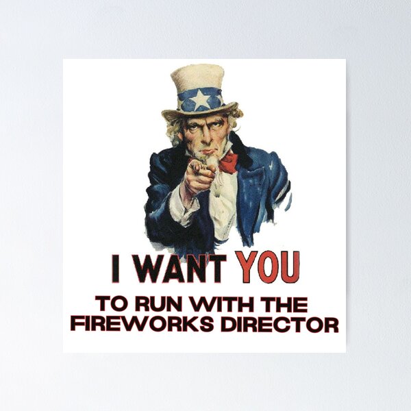 Artikelvorschau, ICH MÖCHTE DICH MIT DEM FEUERWERK-DIREKTOR LAUFEN entworfen und verkauft von Nilless1234.
