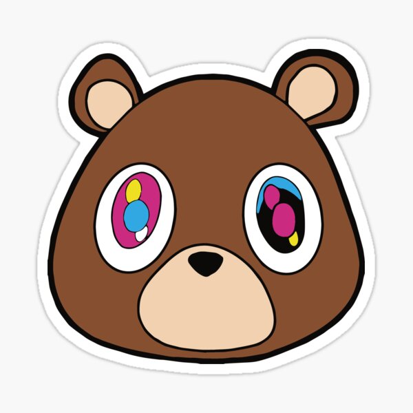Kanye West Graduation Bear Sticker