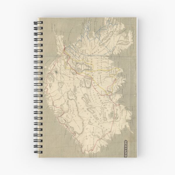 Item preview, Vintage Map of Iceland (1819) designed and sold by BravuraMedia.