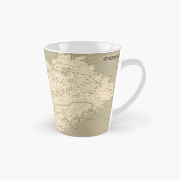 Item preview, Vintage Map of Iceland (1819) designed and sold by BravuraMedia.