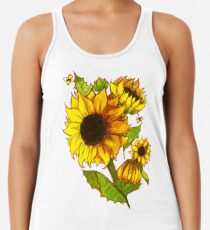 Sonnenblumen Racerback Tank Top