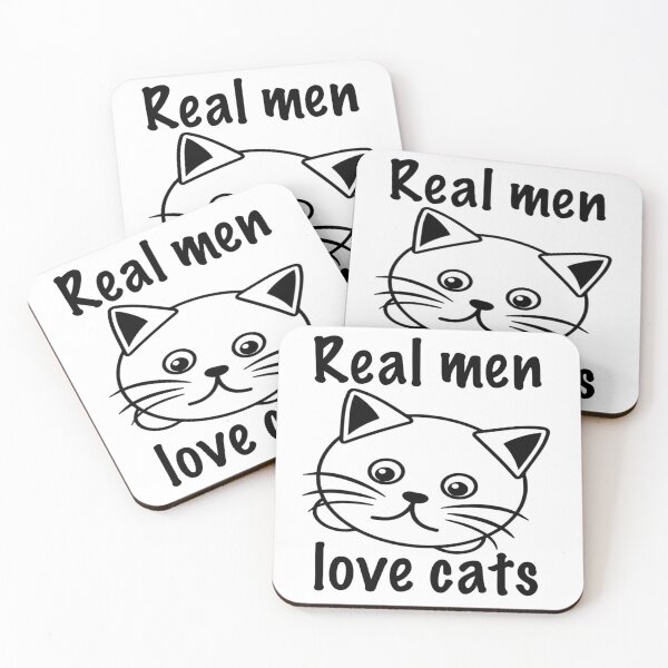 Item preview, Real men love cats designed and sold by GeoffBeattie.