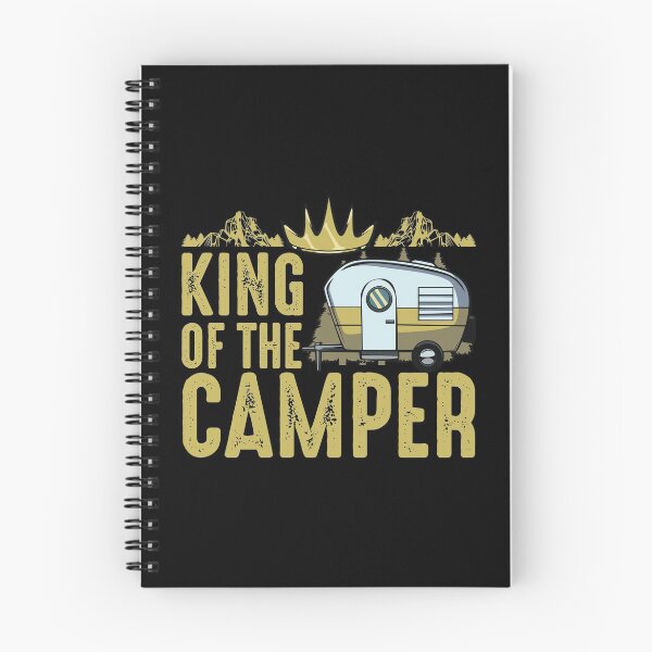 Item preview, King Of The Camper Tent Camping Camper Holidays Trips Funny designed and sold by zubakbrita.