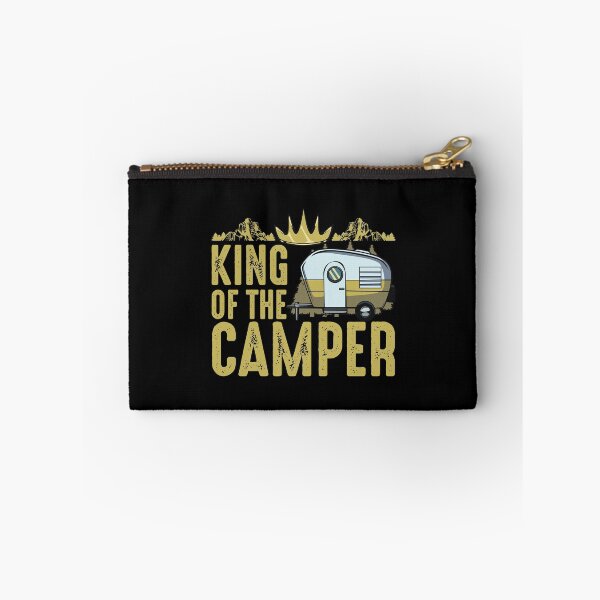 Item preview, King Of The Camper Tent Camping Camper Holidays Trips Funny designed and sold by zubakbrita.