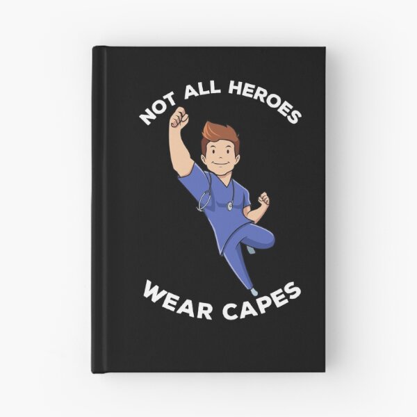 Item preview, Not all heroes wear capes - nurse - funny designed and sold by Atleta-Cali.