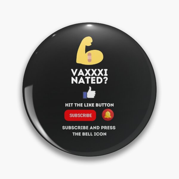 Item preview, Vaxinated? Hit The Like Button designed and sold by Teez Designer.
