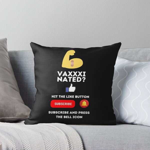 Item preview, Vaxinated? Hit The Like Button designed and sold by Teez Designer.