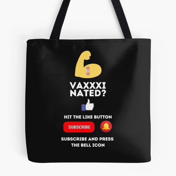 Item preview, Vaxinated? Hit The Like Button designed and sold by Teez Designer.