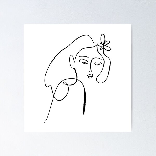 Item preview, Simple Minimal One Line Face Silhouette Art T-Shirt designed and sold by Sadie Gray.