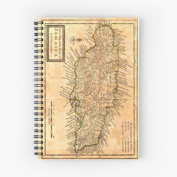 Item preview, Vintage Map of Jamaica (1771) designed and sold by BravuraMedia.