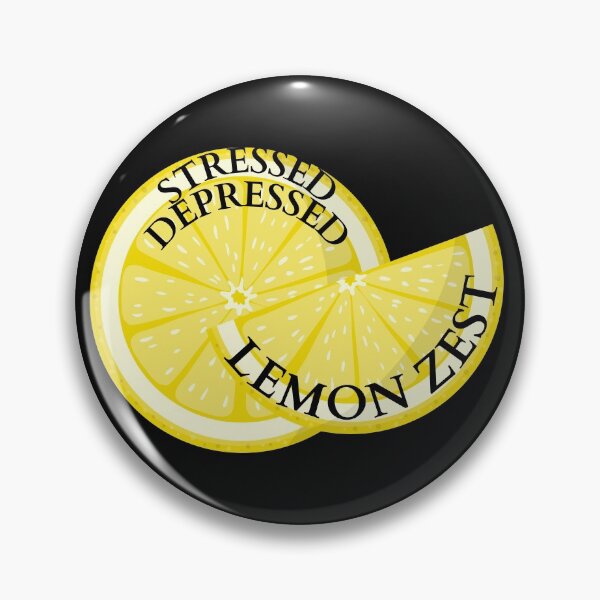 Item preview, Stressed Depressed Lemon Zest designed and sold by CaitU.