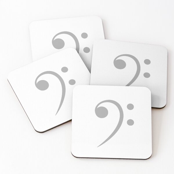 Item preview, Copy of Bass Clef Music on a White Background designed and sold by BlakefourDesign.