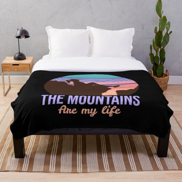 Item preview, The Mountains Are My Life my soul designed and sold by Shirtmanndude.