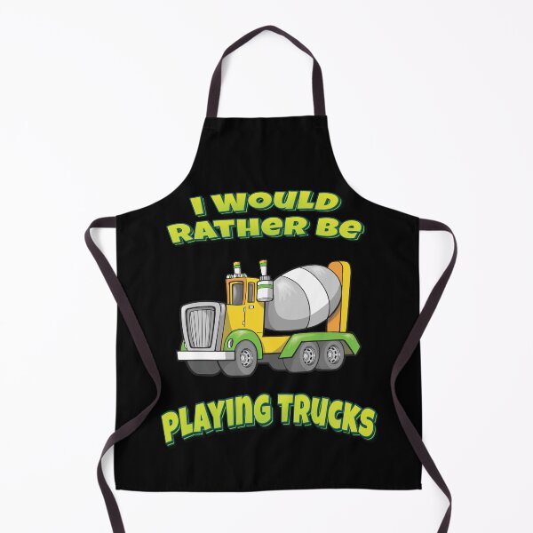 Item preview, I Would Rather Be Playing Trucks Cement Truck designed and sold by FiveNiches.
