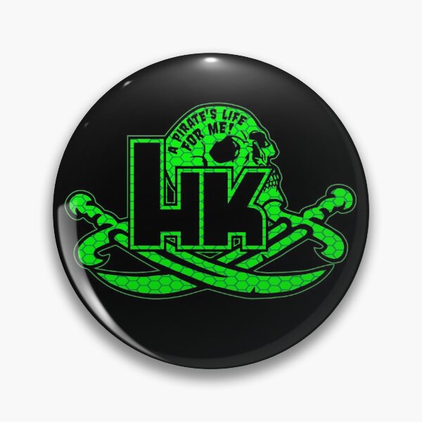 Item preview, HK Heckler & Koch Pirate Life - Calico Jack Swords Night Vision Green Gen III designed and sold by Warhawk Designs.