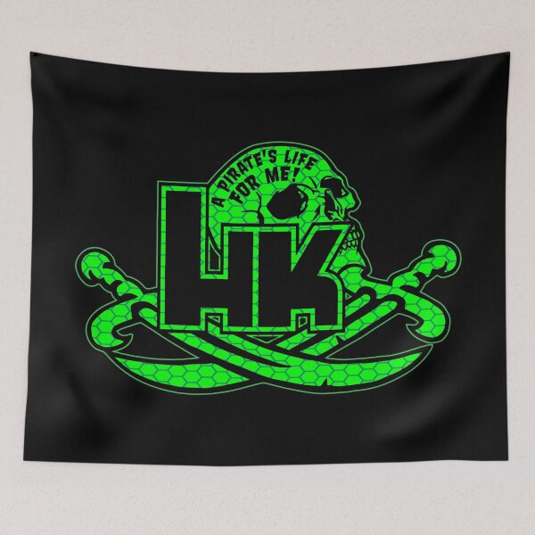 Item preview, HK Heckler & Koch Pirate Life - Calico Jack Swords Night Vision Green Gen III designed and sold by Warhawk Designs.