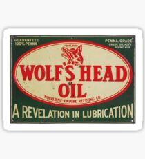 Vintage Motor Oil sign Sticker