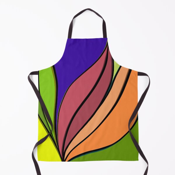 Item preview, Colourful abstract leaf artwork designed and sold by Tanuja Sharma.