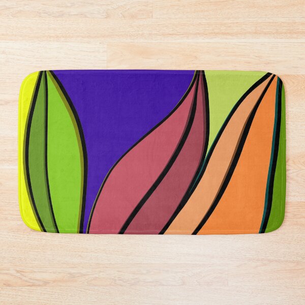 Item preview, Colourful abstract leaf artwork  designed and sold by Tanuja  Sharma.