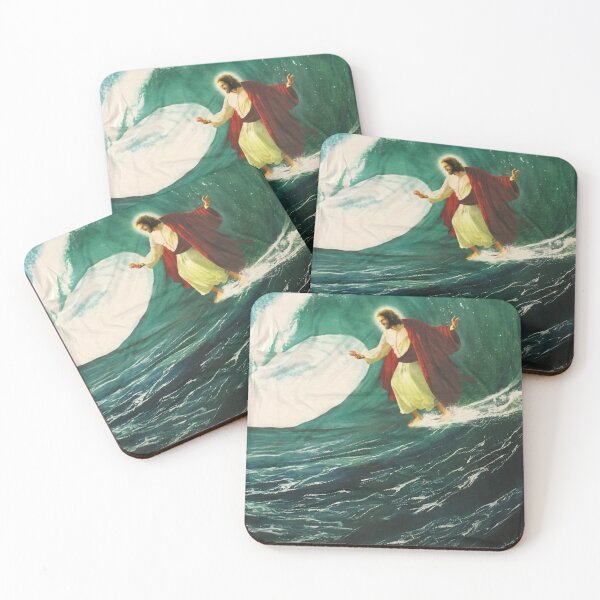 Item preview, Surfing Jesus Tshirt  designed and sold by thenewnormality.