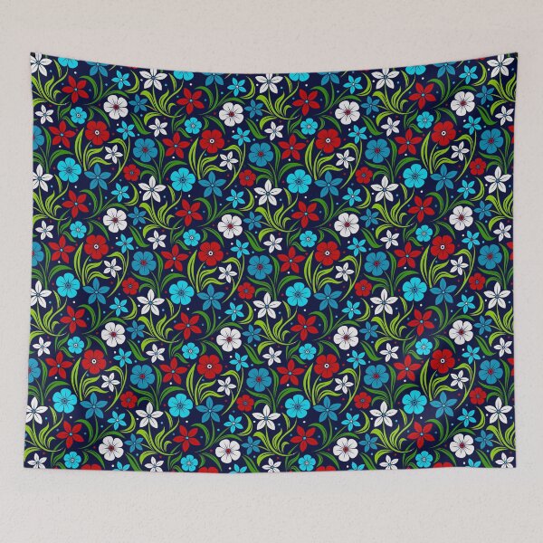 Item preview, Patriotic Flower Garden designed and sold by KrisInStitches.