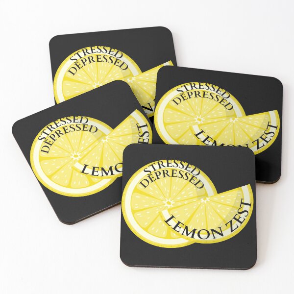 Item preview, Stressed Depressed Lemon Zest designed and sold by CaitU.