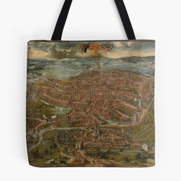 Item preview, Vintage Map of Ghent Belgium (1534) designed and sold by BravuraMedia.