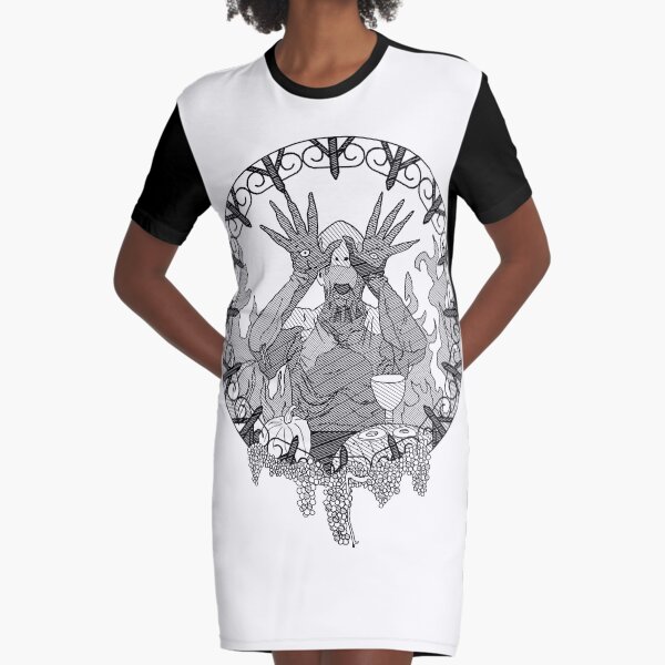 The grey man - Pan's Labyrinth Graphic T-Shirt Dress