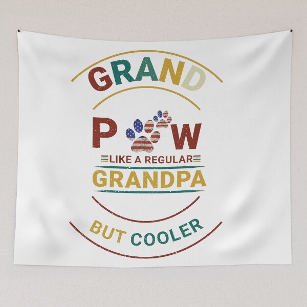 Item preview,  Grandpa Shirt, Grand Paw Like A Regular Grandpa But Cooler T-Shirts designed and sold by Artezia.