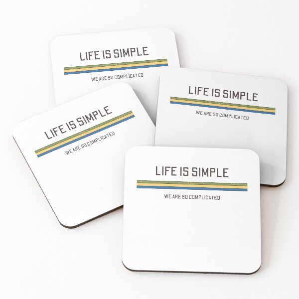 Item preview, Life is simple designed and sold by Happier-Knight.