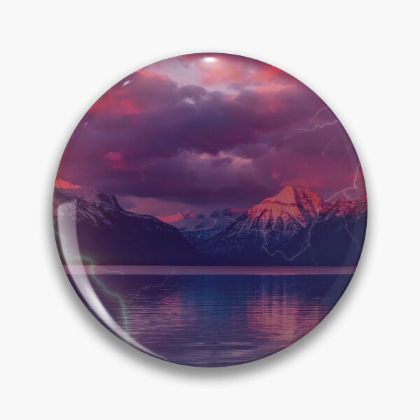 Item preview, Lightning in the mountains designed and sold by Beeroclock.