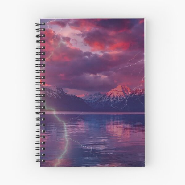 Item preview, Lightning in the mountains designed and sold by Beeroclock.