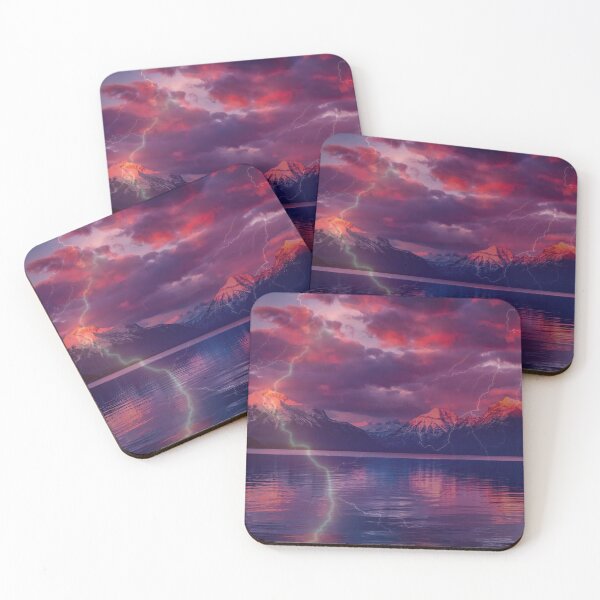 Item preview, Lightning in the mountains designed and sold by Beeroclock.