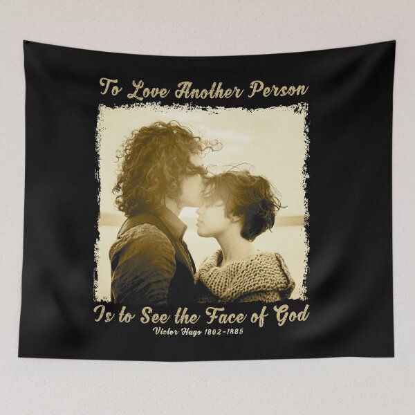 Item preview, To Love Another Person is to see the Face of God, Victor Hugo Couple Design designed and sold by Proverbial Wisdom Design.