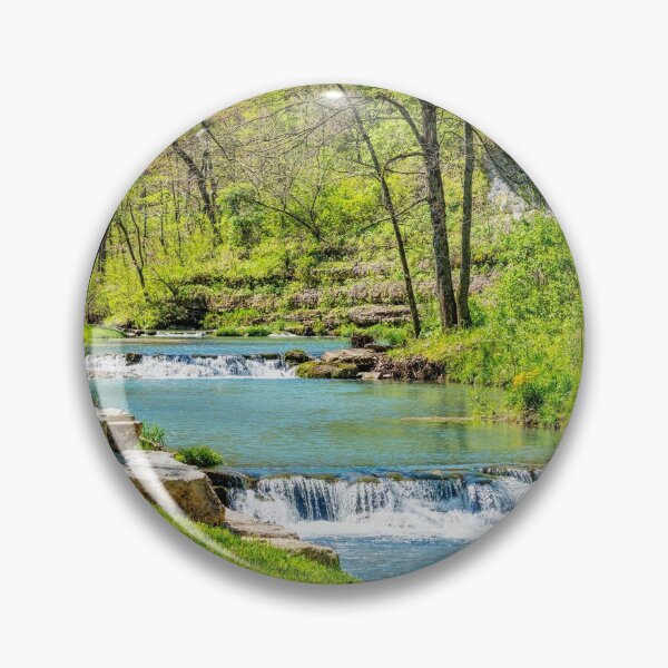 Item preview, Spring Season Dogwood Creek Waterfalls designed and sold by mljdwhite.