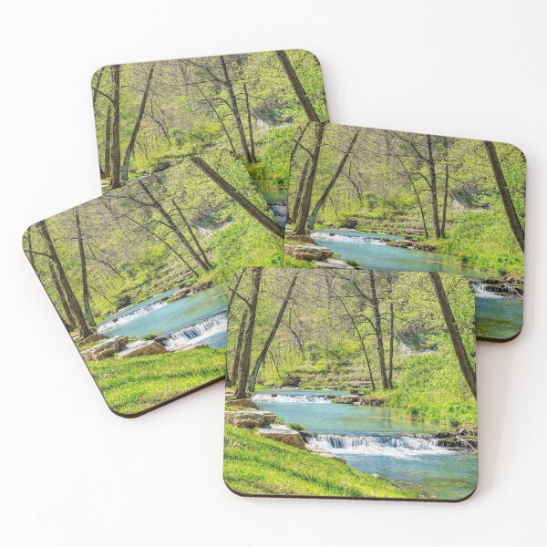Item preview, Spring Season Dogwood Creek Waterfalls designed and sold by mljdwhite.