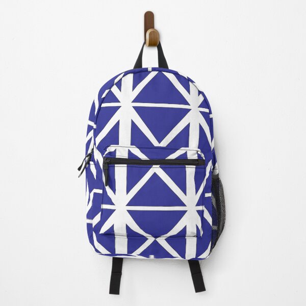 Item preview, Geometric Blue White Triangles designed and sold by Nisha Prabhu.