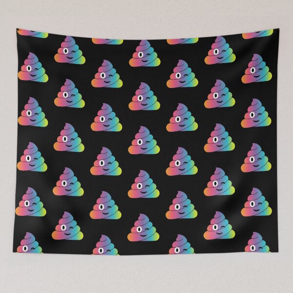 Item preview, Rainbow Poop Emoji, Pride Month designed and sold by AuroCreatives.