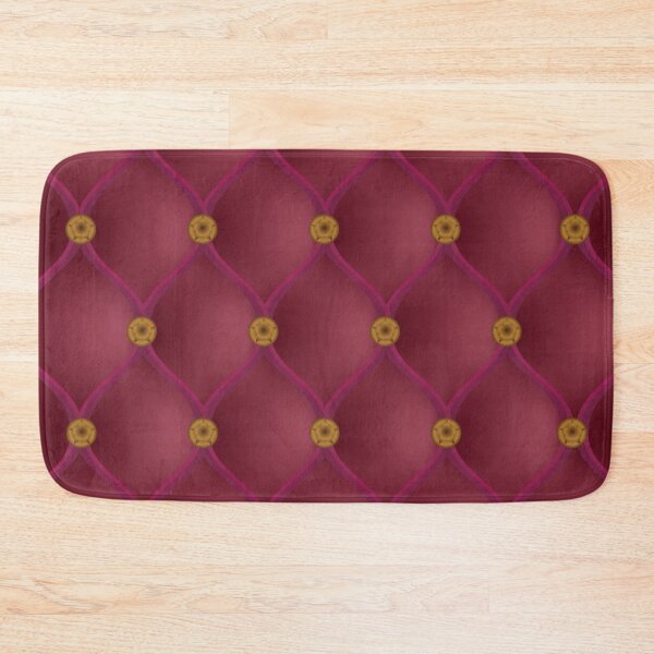 Item preview, Studded red furniture velvet designed and sold by CutieBlue.