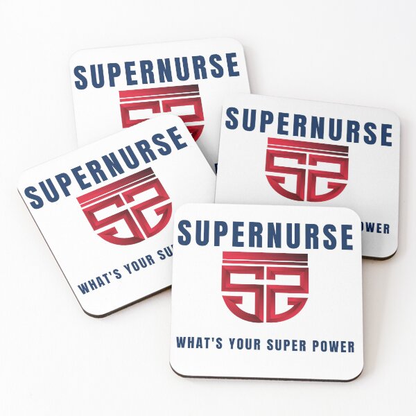 Item preview, SUPERNURSE, WHATS YOUR POWER, NURSE MEME, PROUD NURSE, designed and sold by R B Chrystal.