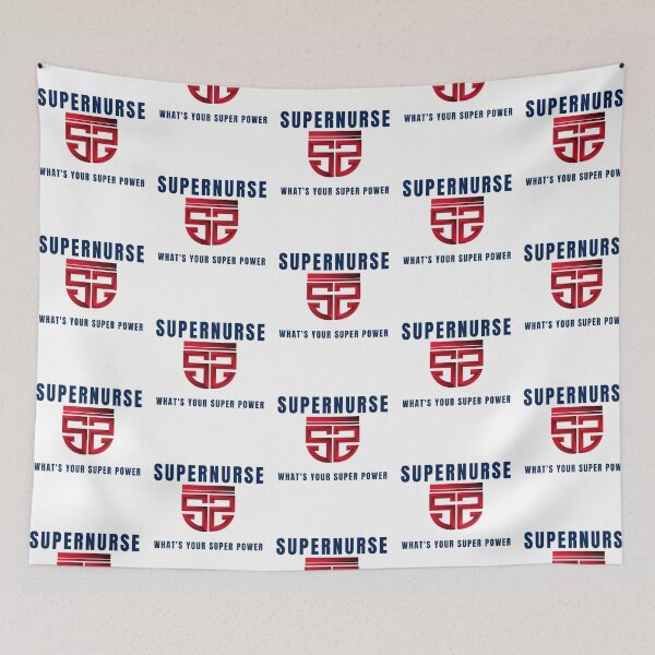 Item preview, SUPERNURSE, WHATS YOUR POWER, NURSE MEME, PROUD NURSE, designed and sold by R B Chrystal.