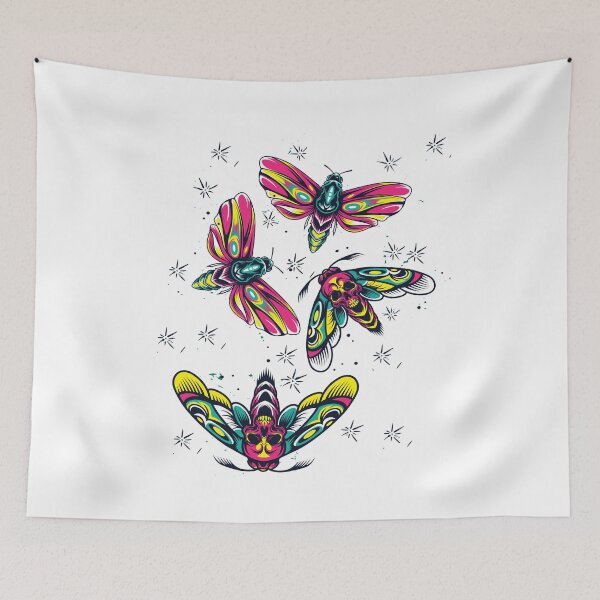 Item preview, argemme (luna moth) Sticker designed and sold by CHINDAG.