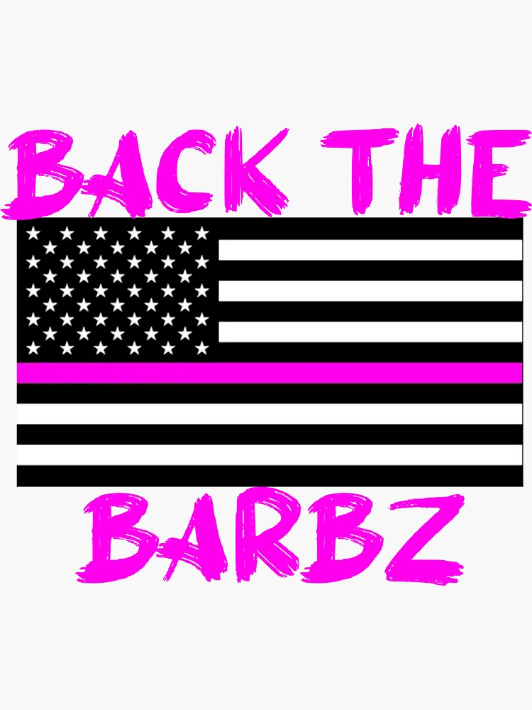 "back The Barbz" Sticker For Sale By Mugiwara107 | Redbubble